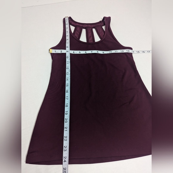 90 Degree by Reflex Wine Active Wear Tank Top Women's Size Small - Picture 3 of 6